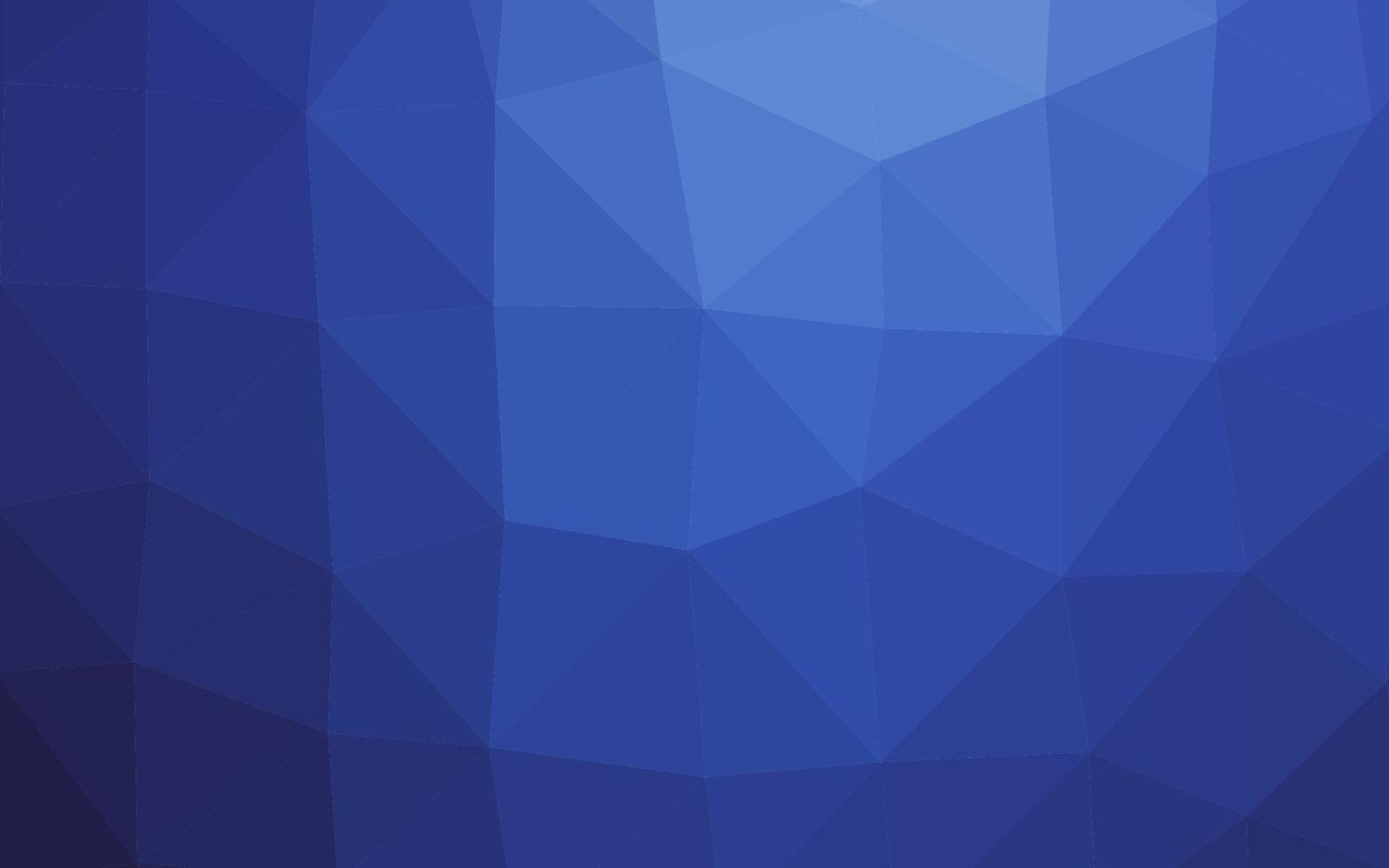 Dark BLUE vector polygon abstract layout.