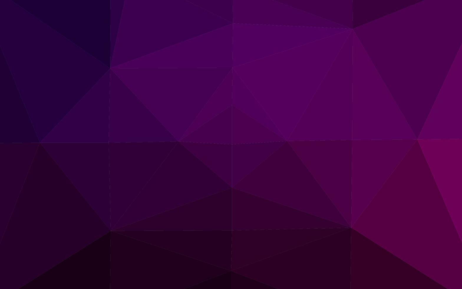 Dark Purple vector abstract polygonal layout.