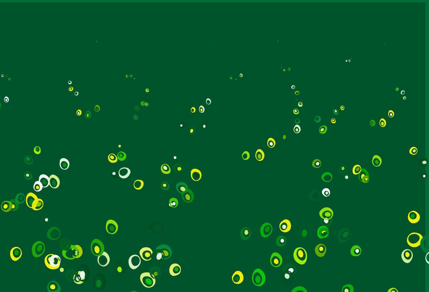 Light Green, Yellow vector layout with circle shapes.