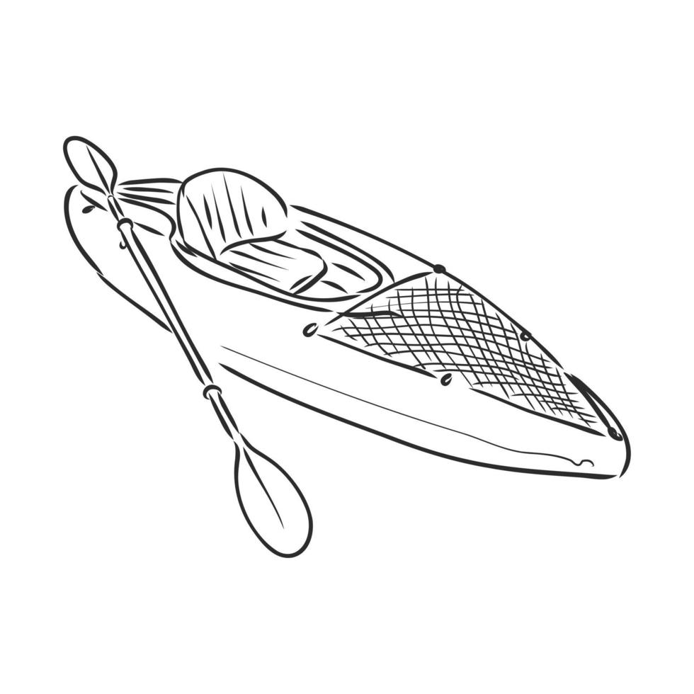 boating vector sketch