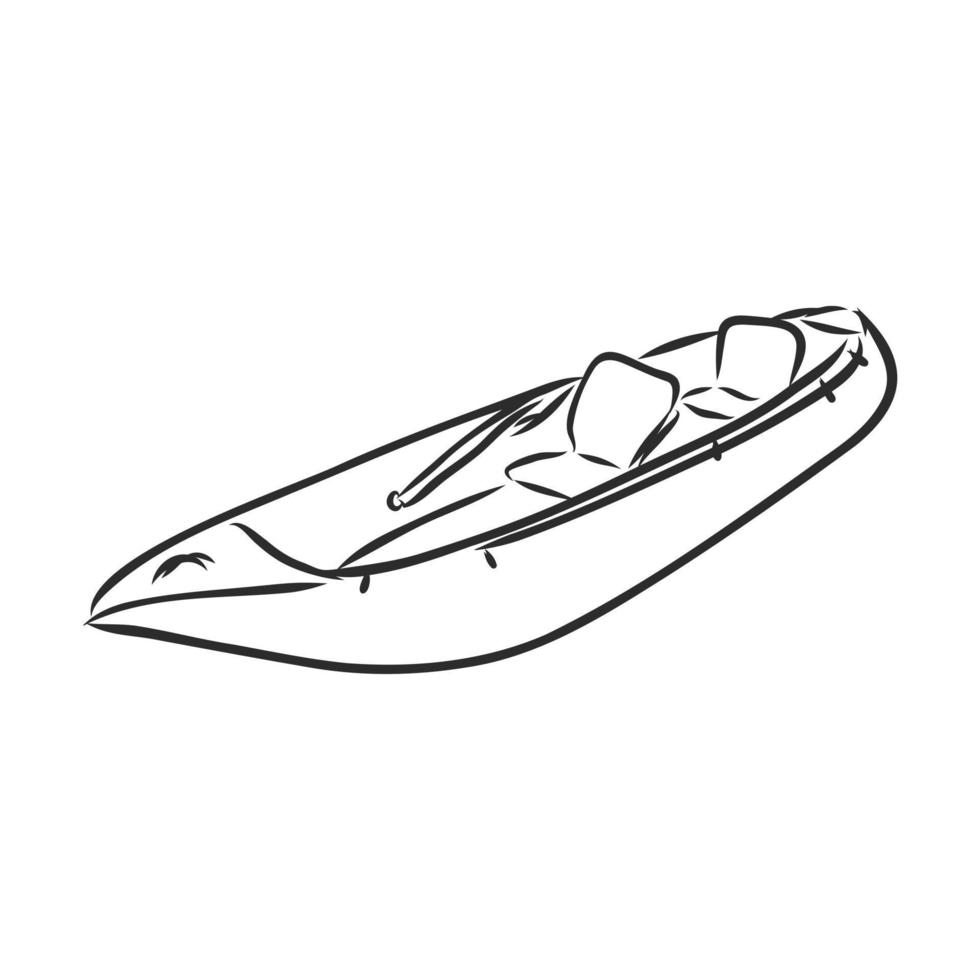 boating vector sketch