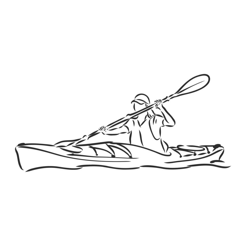 boating vector sketch