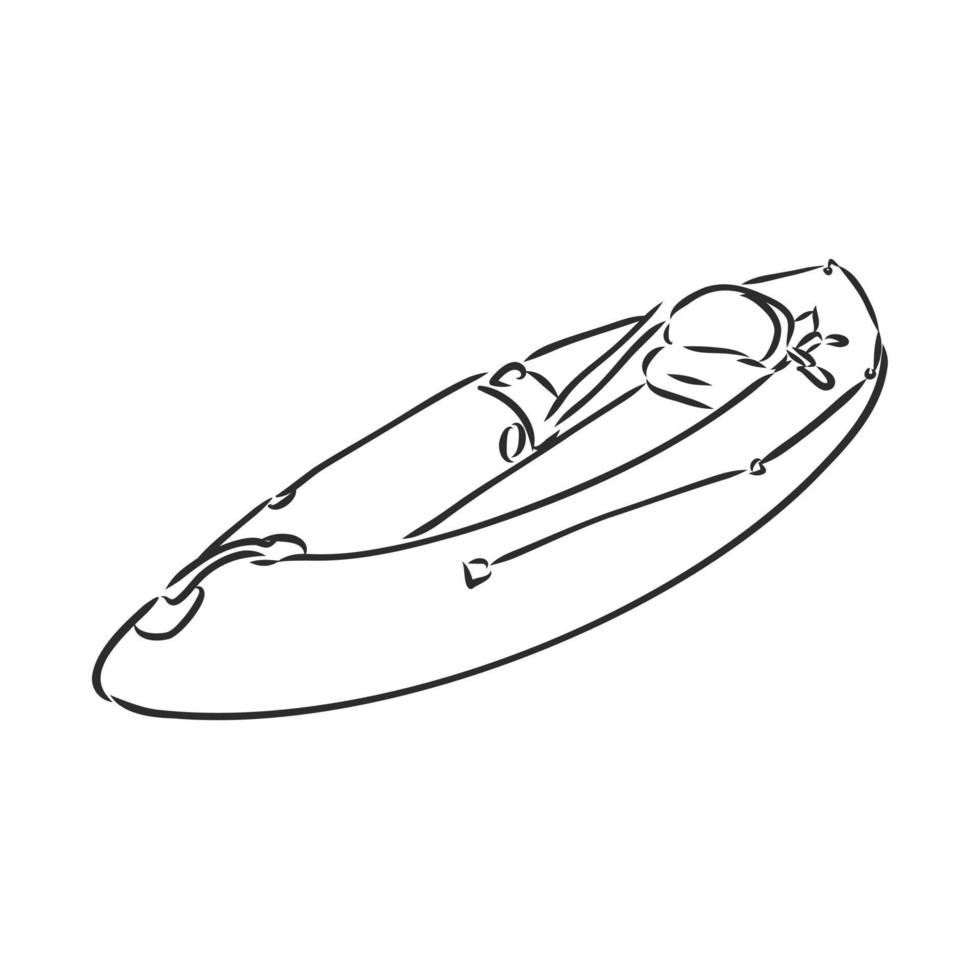 boating vector sketch