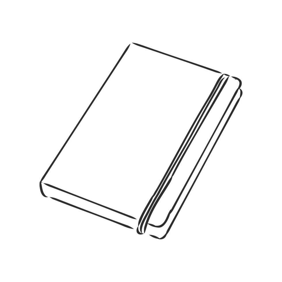 notepad vector sketch
