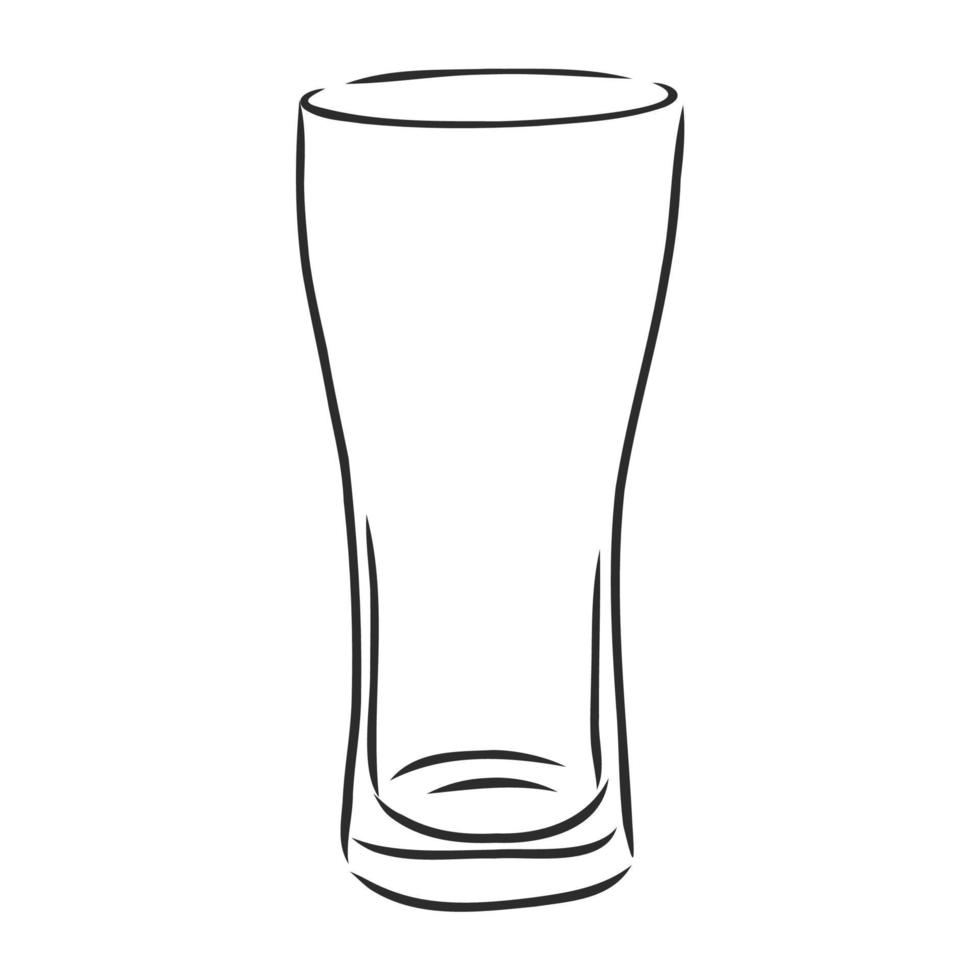 glass vector sketch