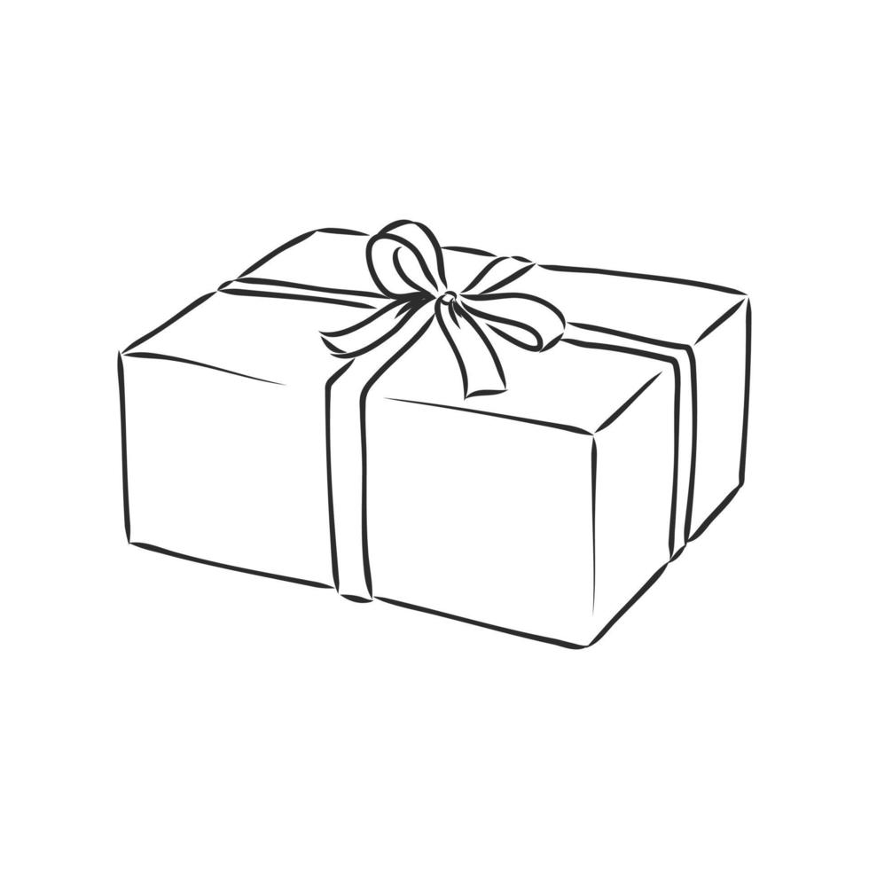 gift vector sketch