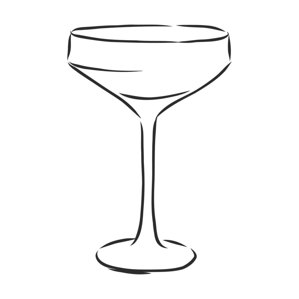 glass vector sketch