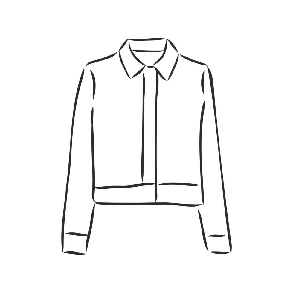 dibujo vectorial de ropa vector