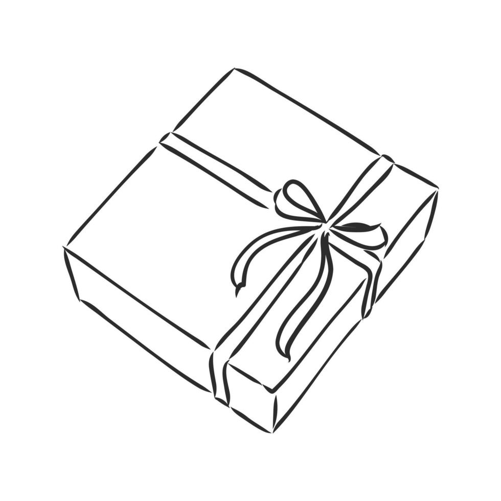 gift vector sketch