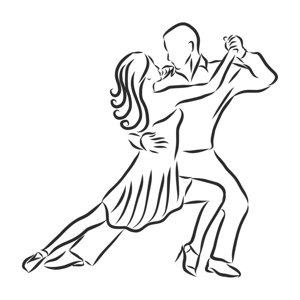 dibujo vectorial de tango vector