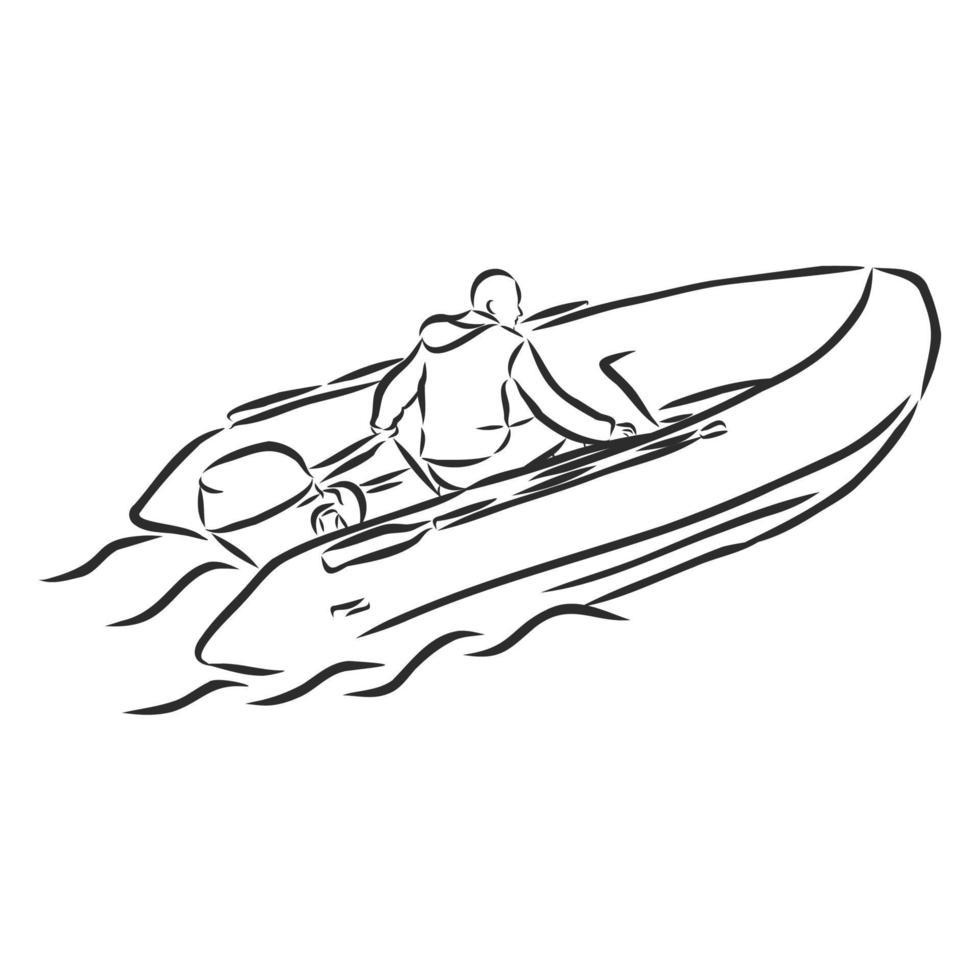 boat vector sketch