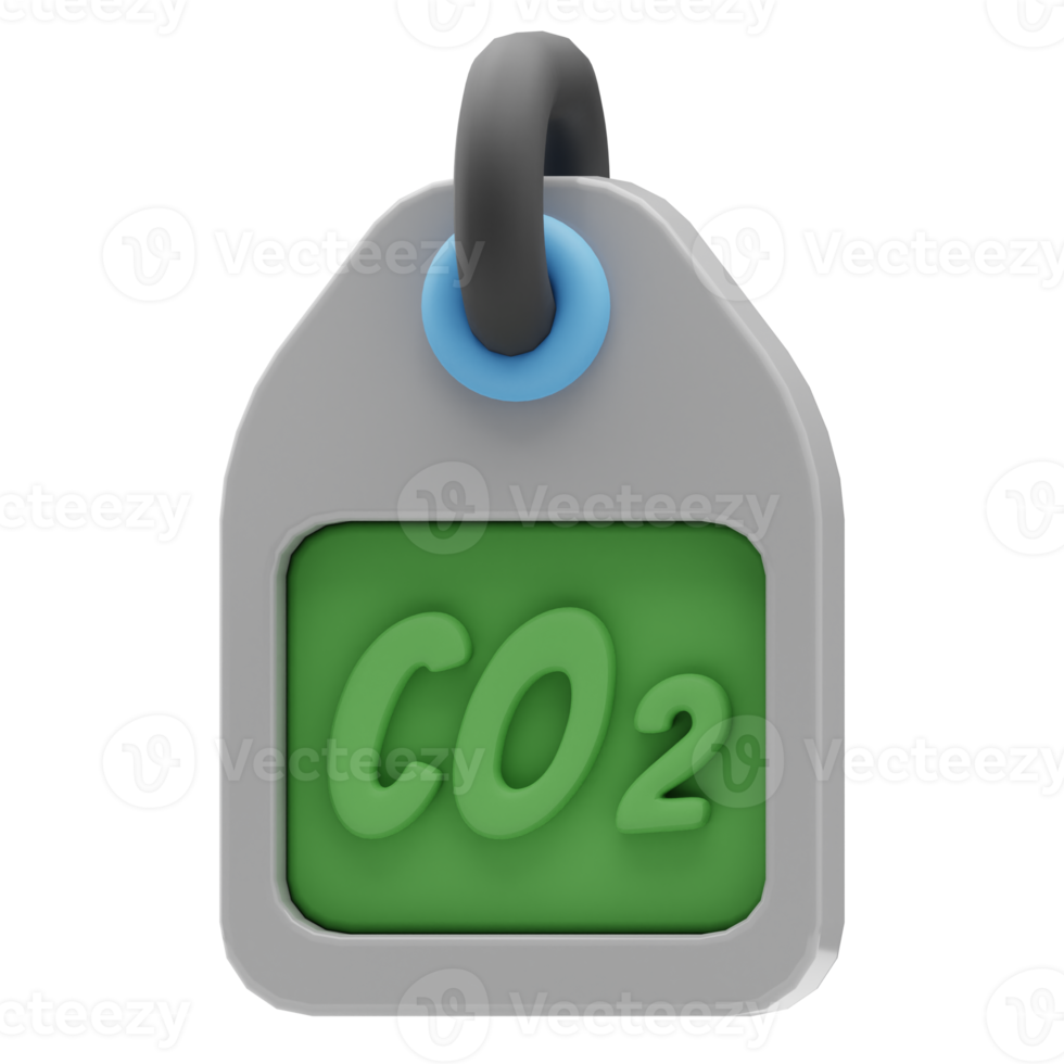 3d illustration kol dioxid png