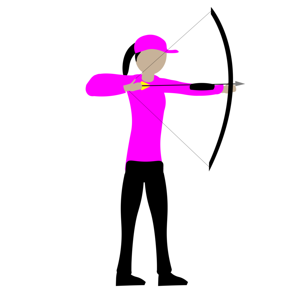 Archer Aiming Bow png