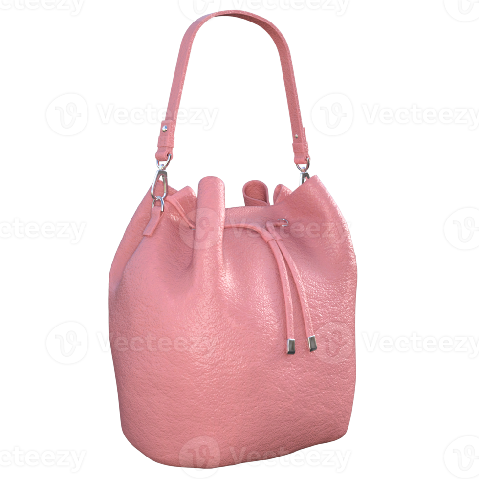 woman's bag isolated 3d rendering png