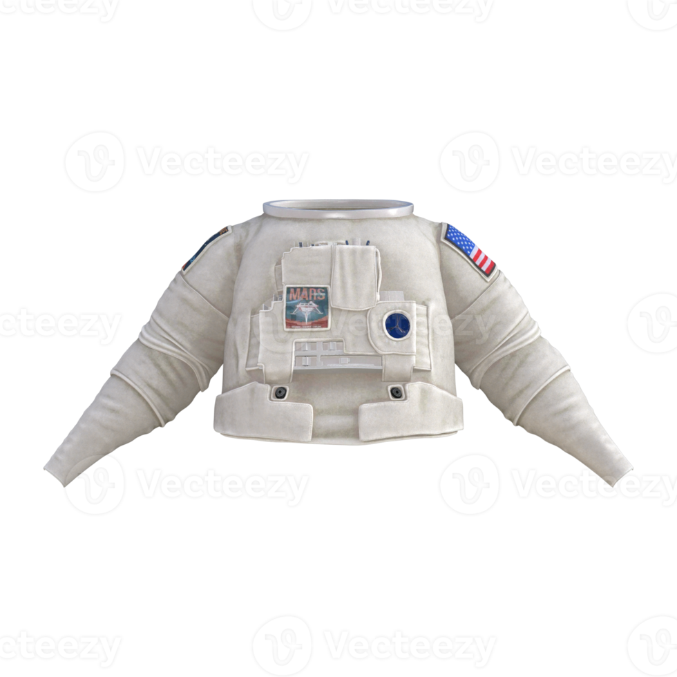 The astronaut in outer space custom set 3d rendering png