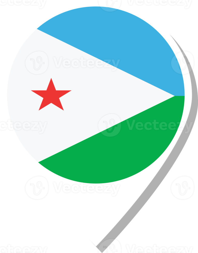 Djibouti flag check-in icon. png
