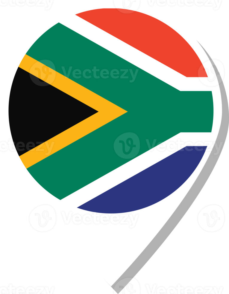 zuiden Afrika vlag Check in icoon. png