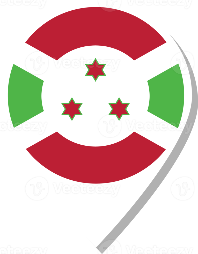 Burundi flag check-in icon. png