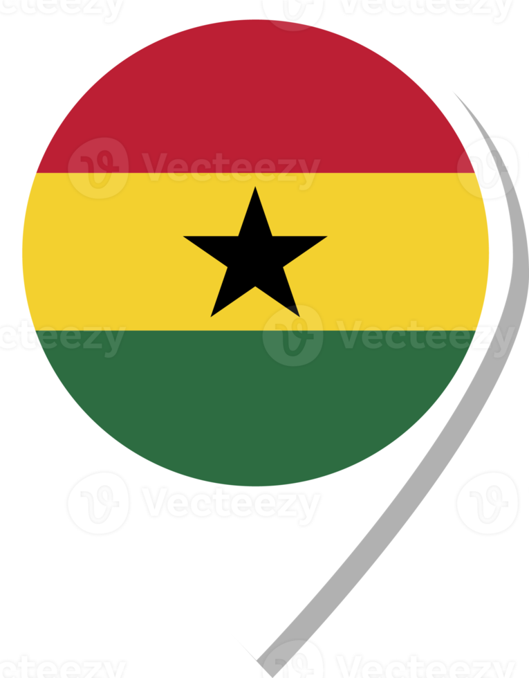 Ghana-Flaggen-Check-in-Symbol. png