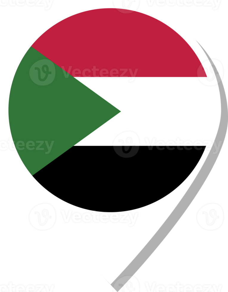 Sudan flag check-in icon. png