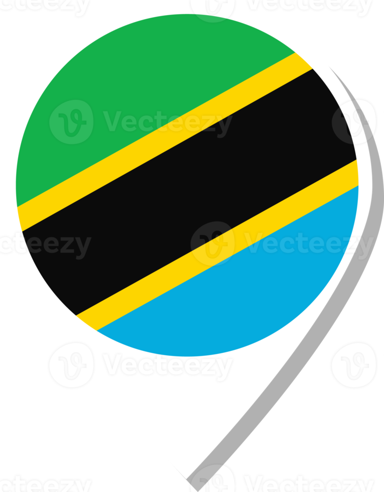 Tanzania flag check-in icon. png