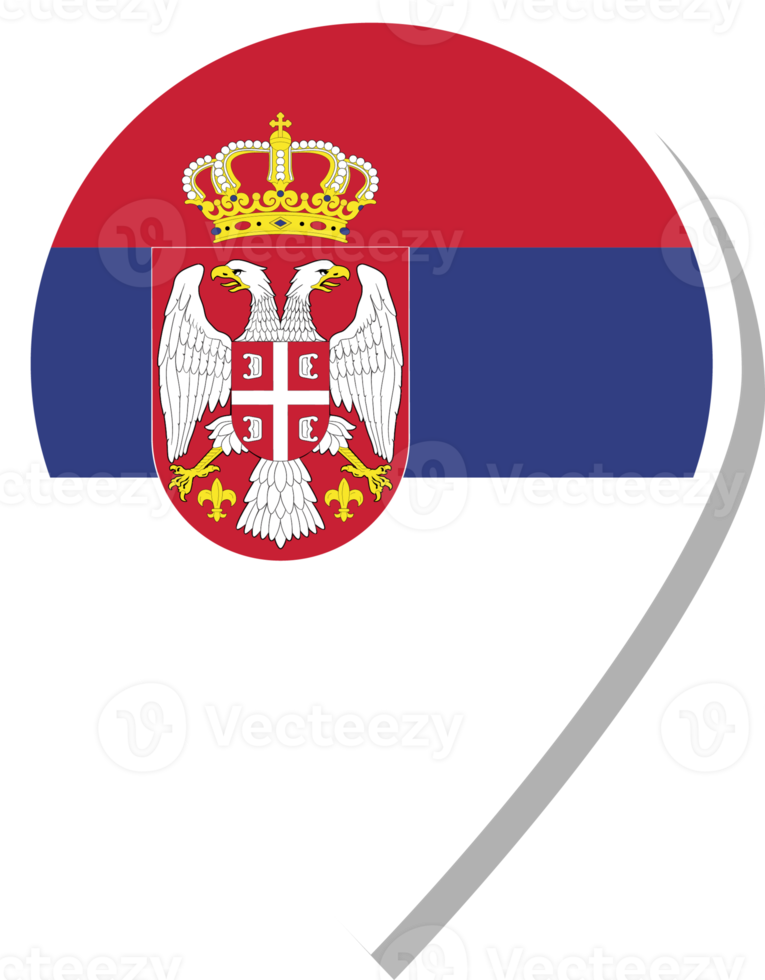 Serbia flag check-in icon. png