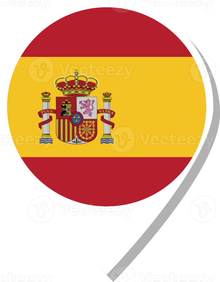 ícone de check-in da bandeira da Espanha. png