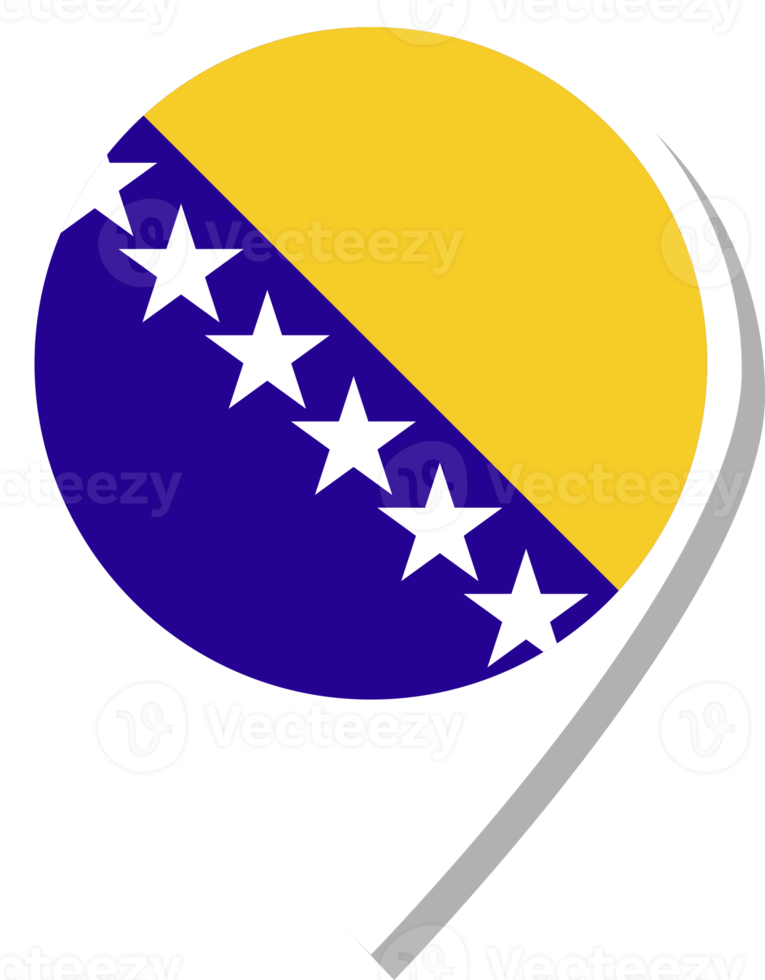 Bosnia and Herzegovina flag check-in icon. png