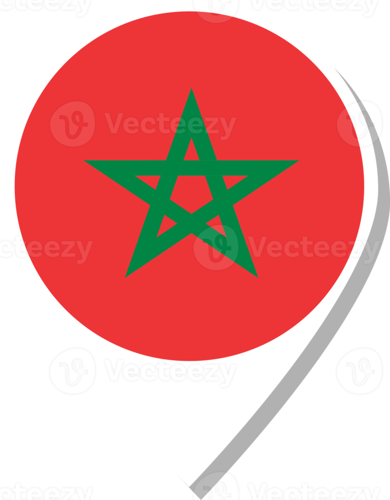 Morocco flag check-in icon. png