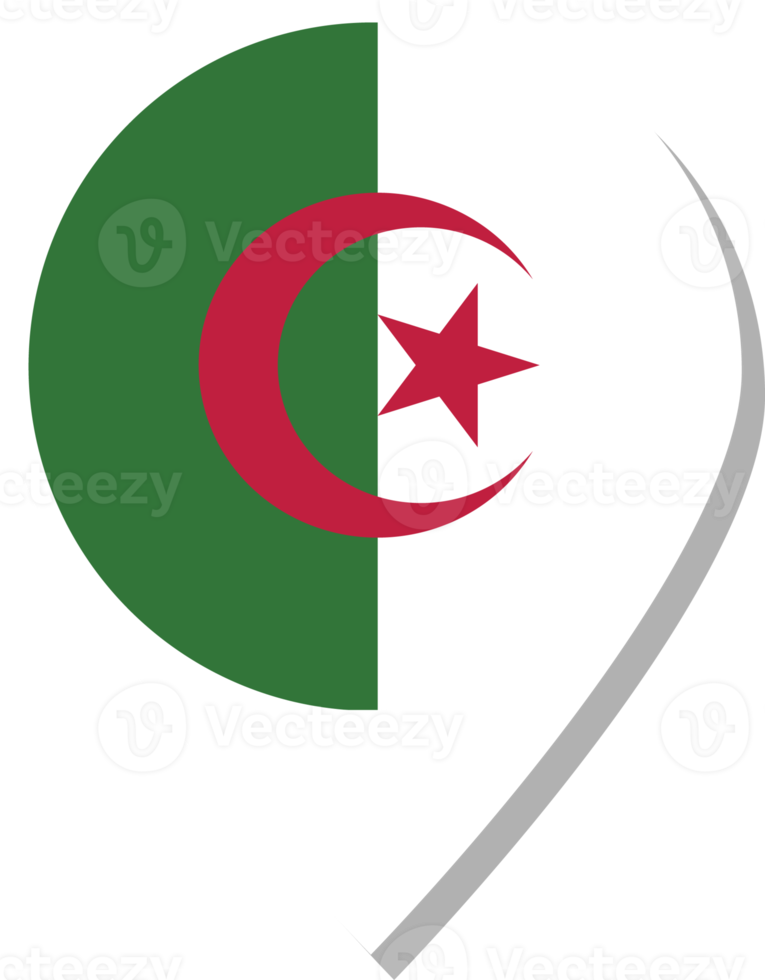 Algeria flag check-in icon. png