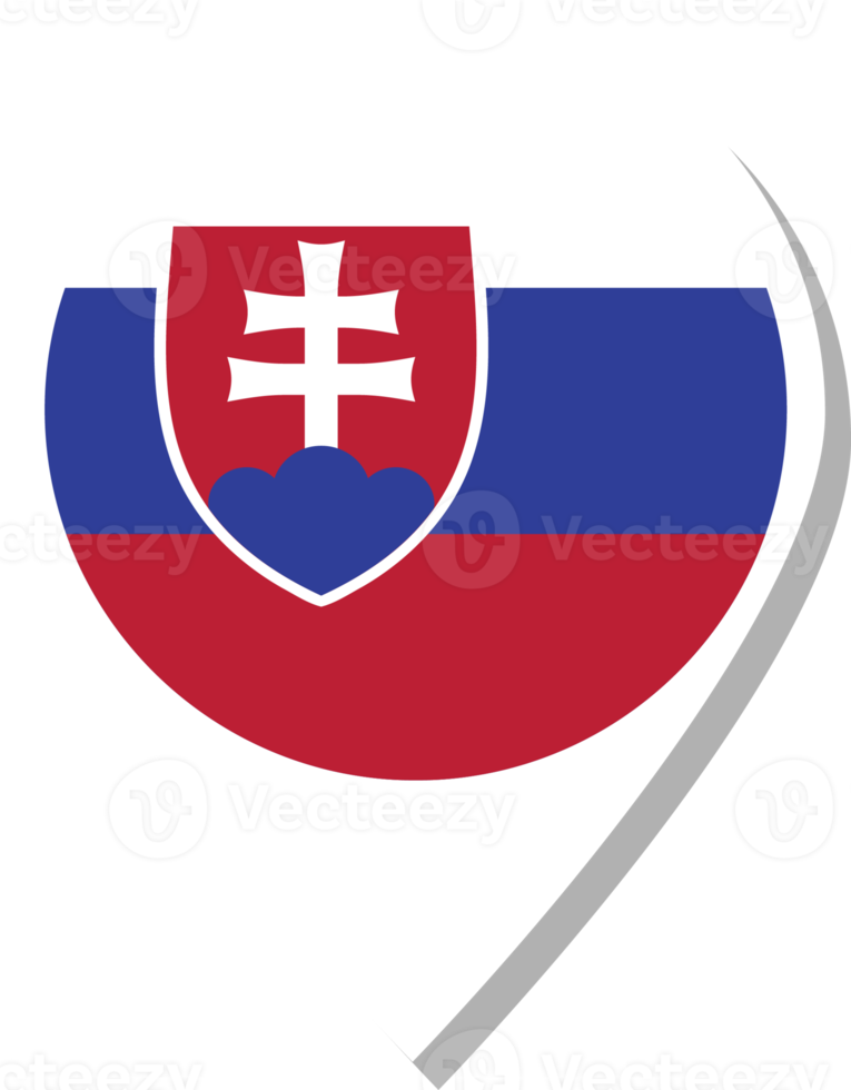 ícone de check-in da bandeira da Eslováquia. png