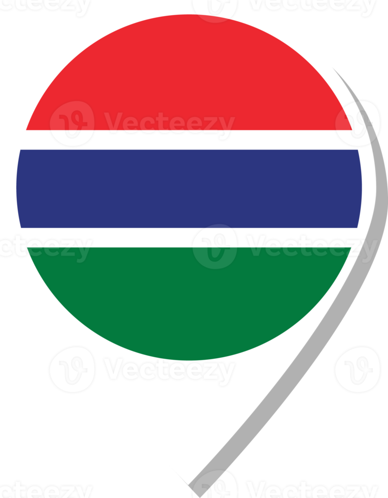 gambia flagga checka in ikon. png