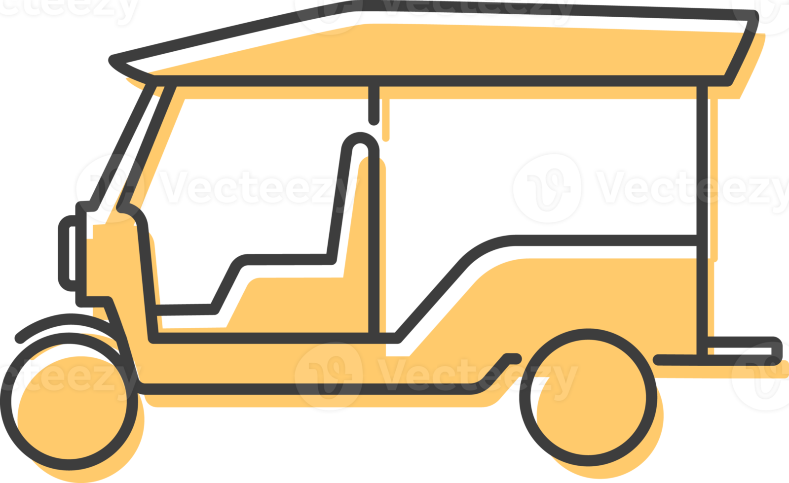 Tuk Tuk icon, Thailand flat icon. png