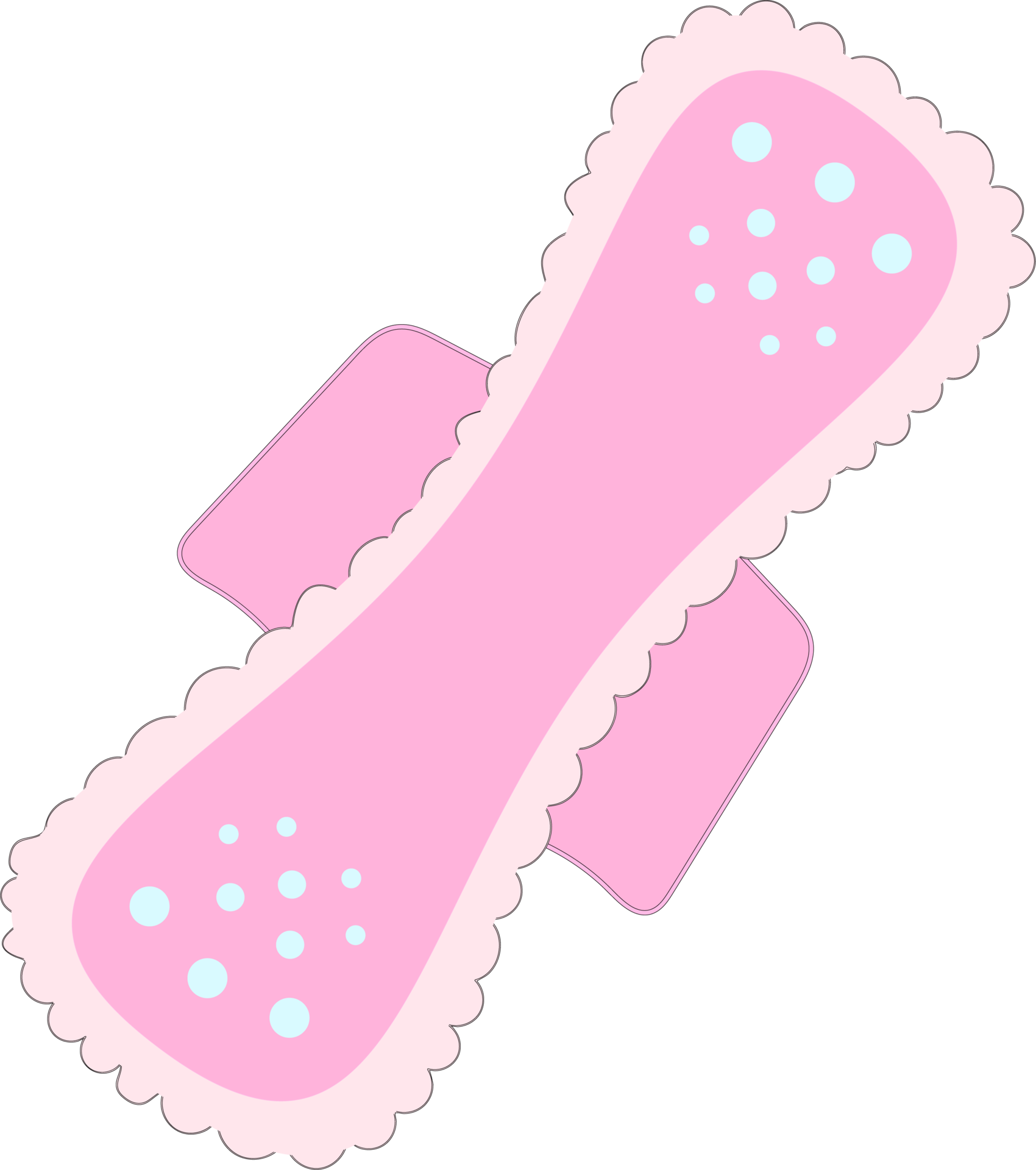 feminine sanitary napkin.menstruation.menstrual cycle 17052184 PNG