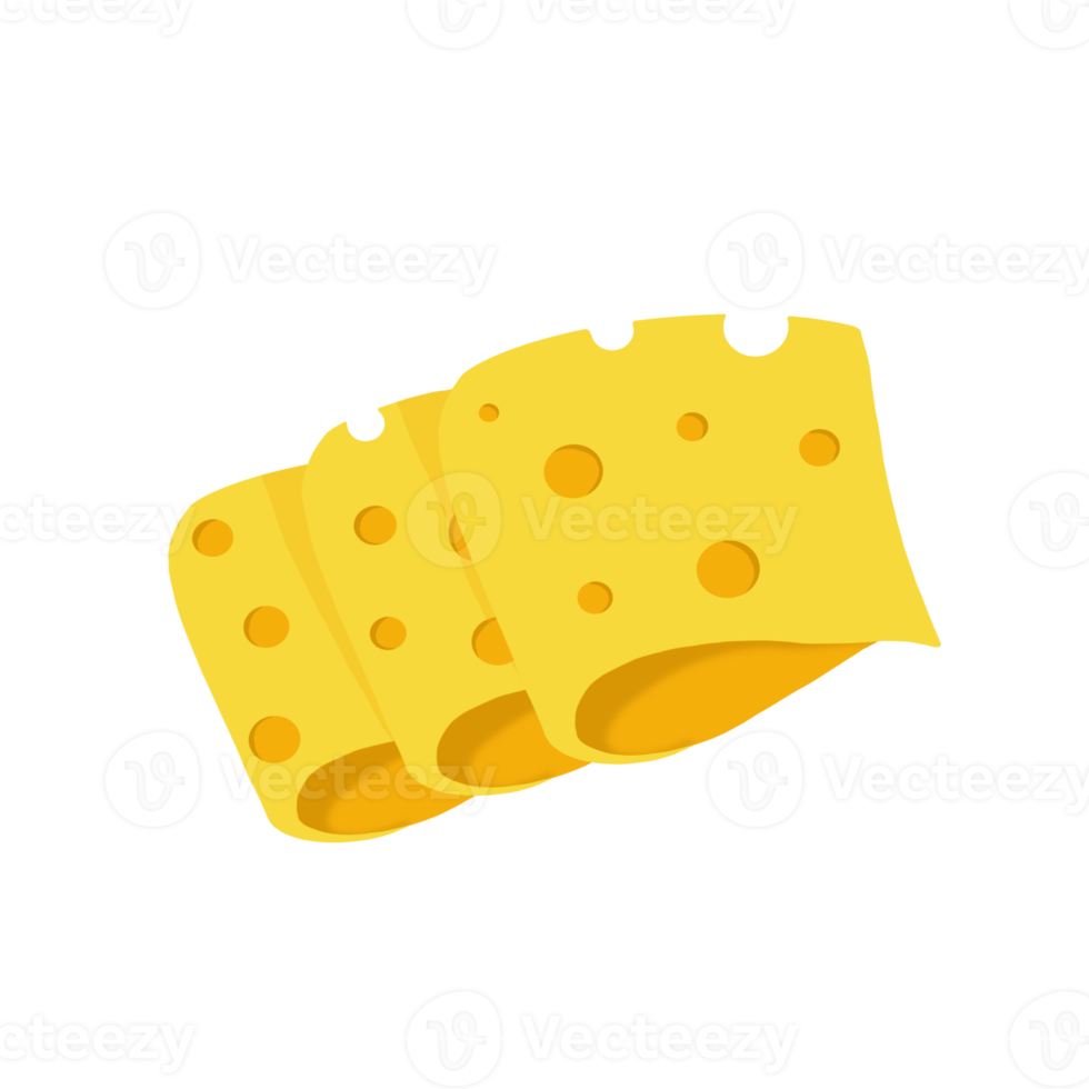 Slices Cheese Illustration. png