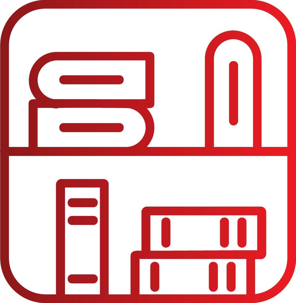 icono de vector de biblioteca