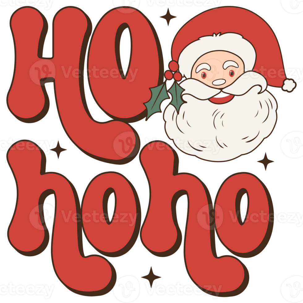 retro santa png