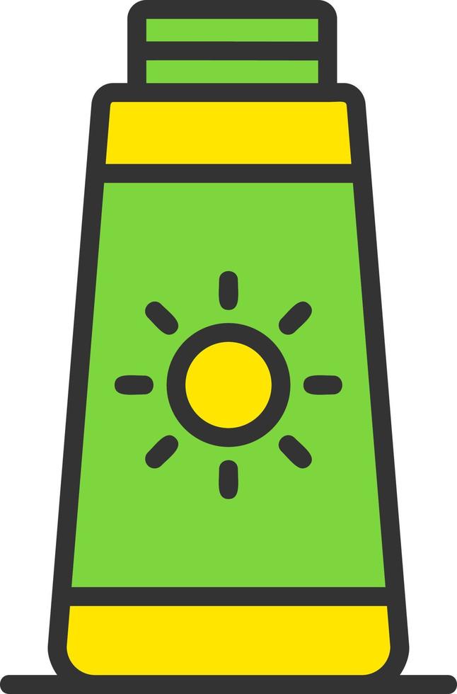 Sunscreen Vector Icon