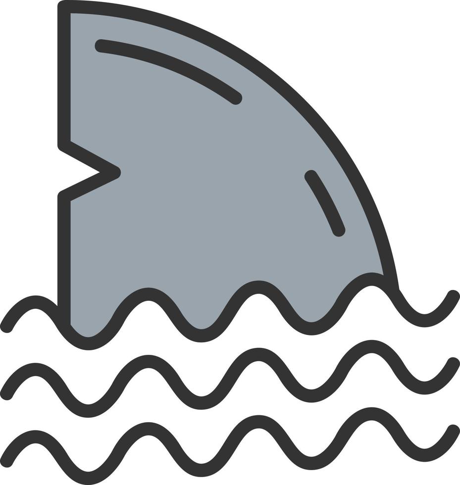 Fin Vector Icon