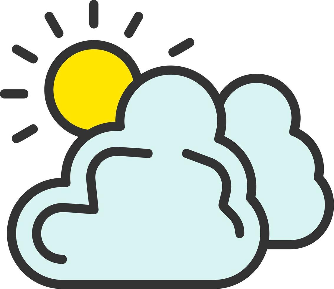 Cloudy Vector Icon