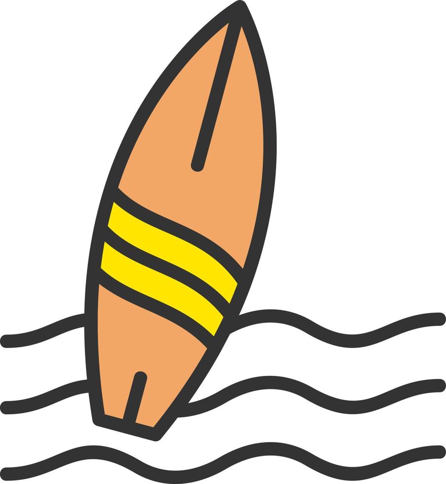 Surfboard Vector Icon