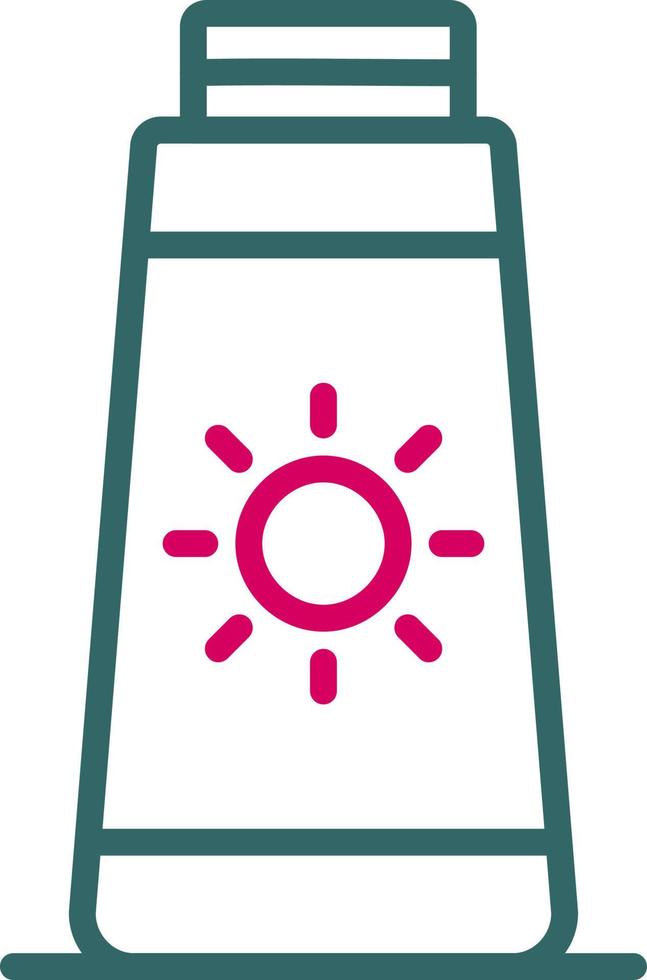 Sunscreen Vector Icon