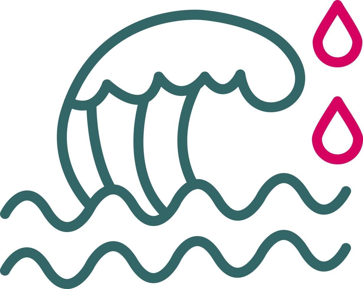 Wave Vector Icon