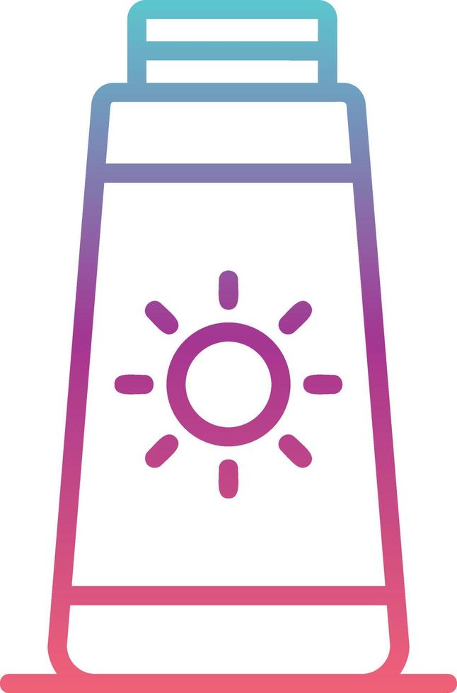 Sunscreen Vector Icon