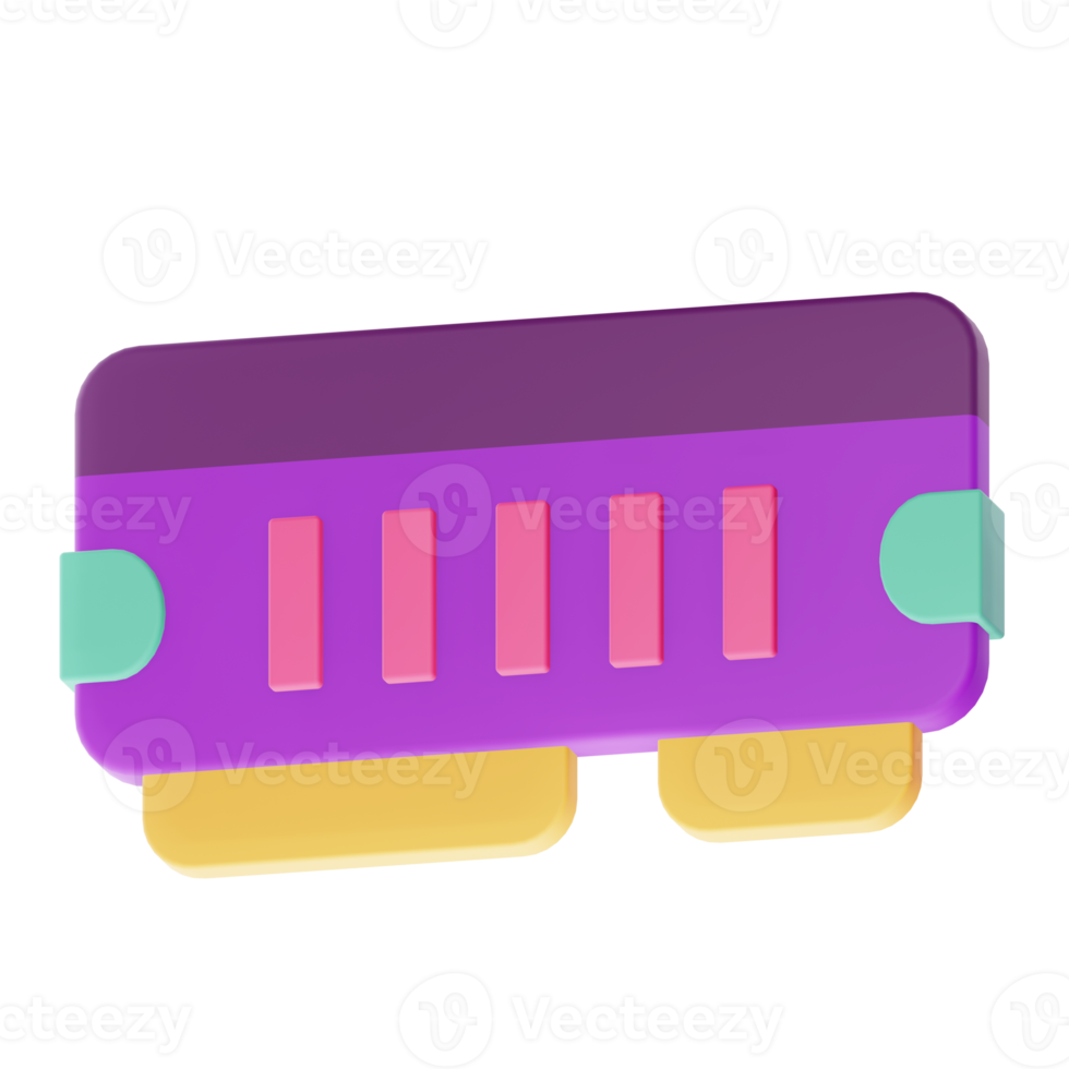 3D Render RAM Memory Icon png