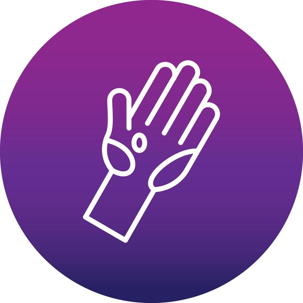 icono de vector de mano sucia