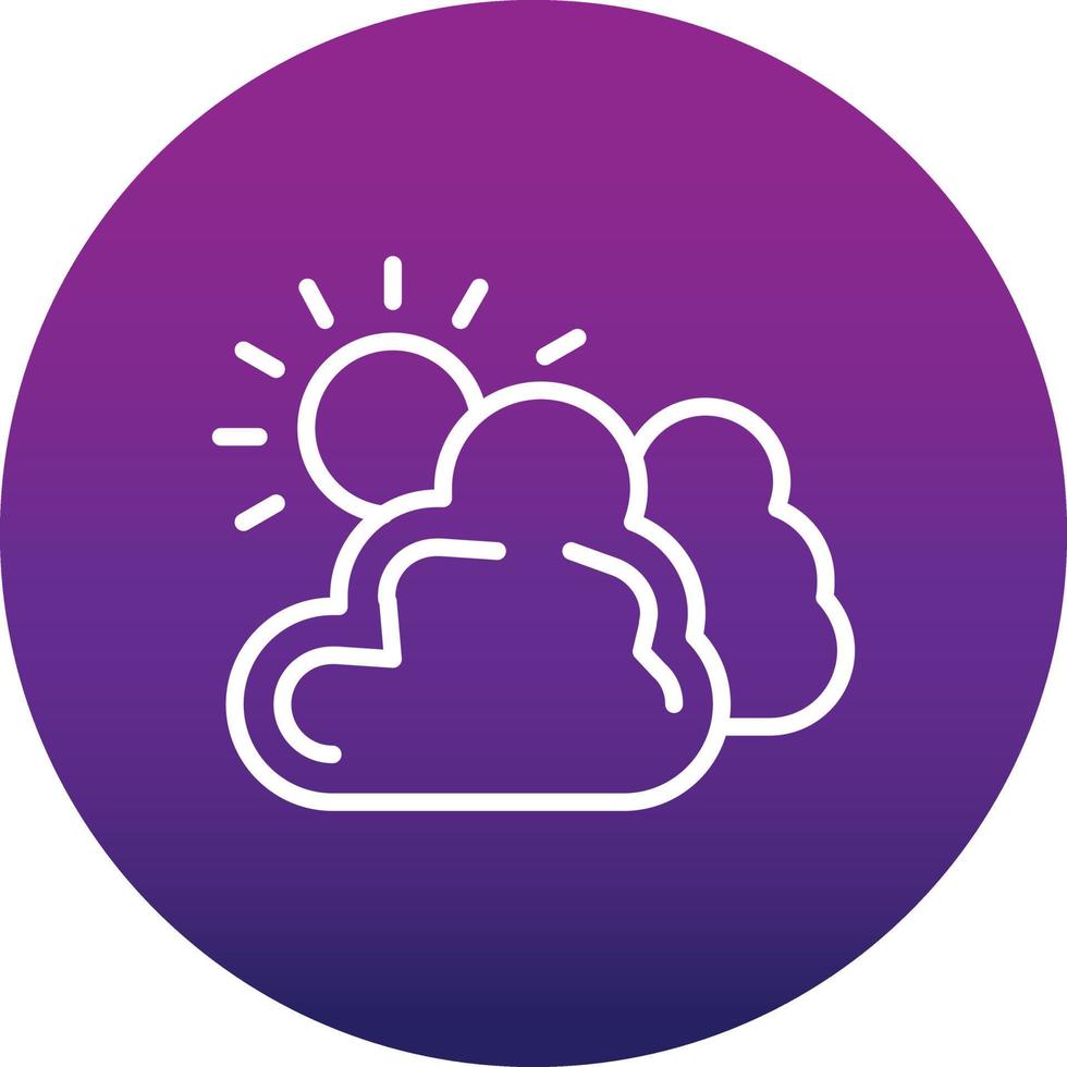 Cloudy Vector Icon