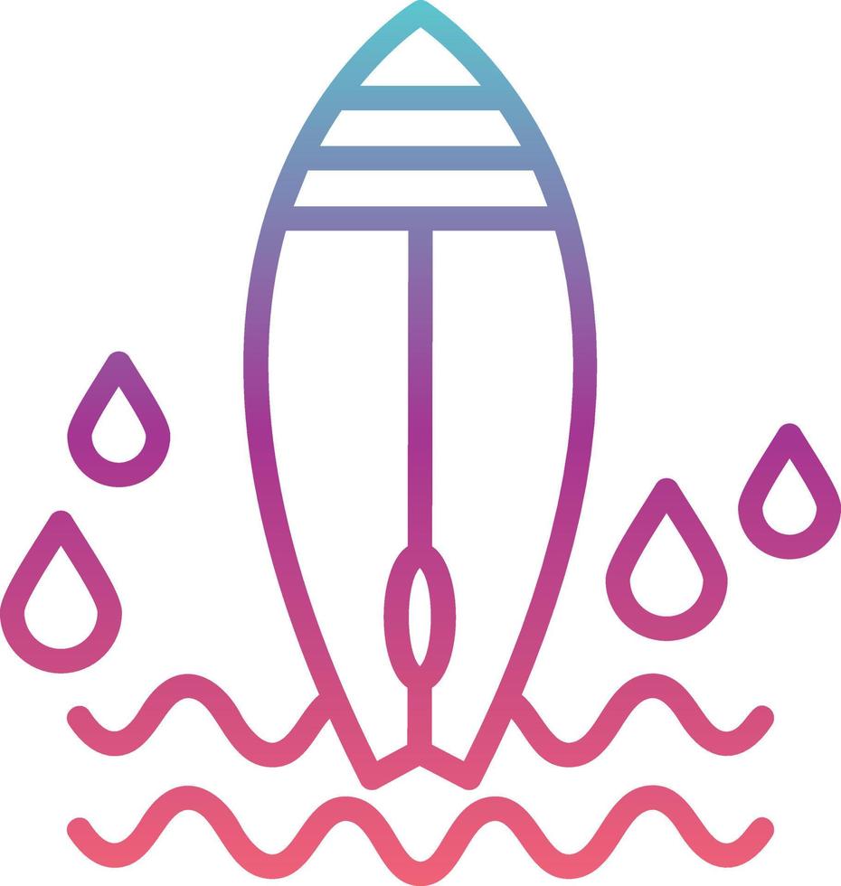 Surfing Vector Icon