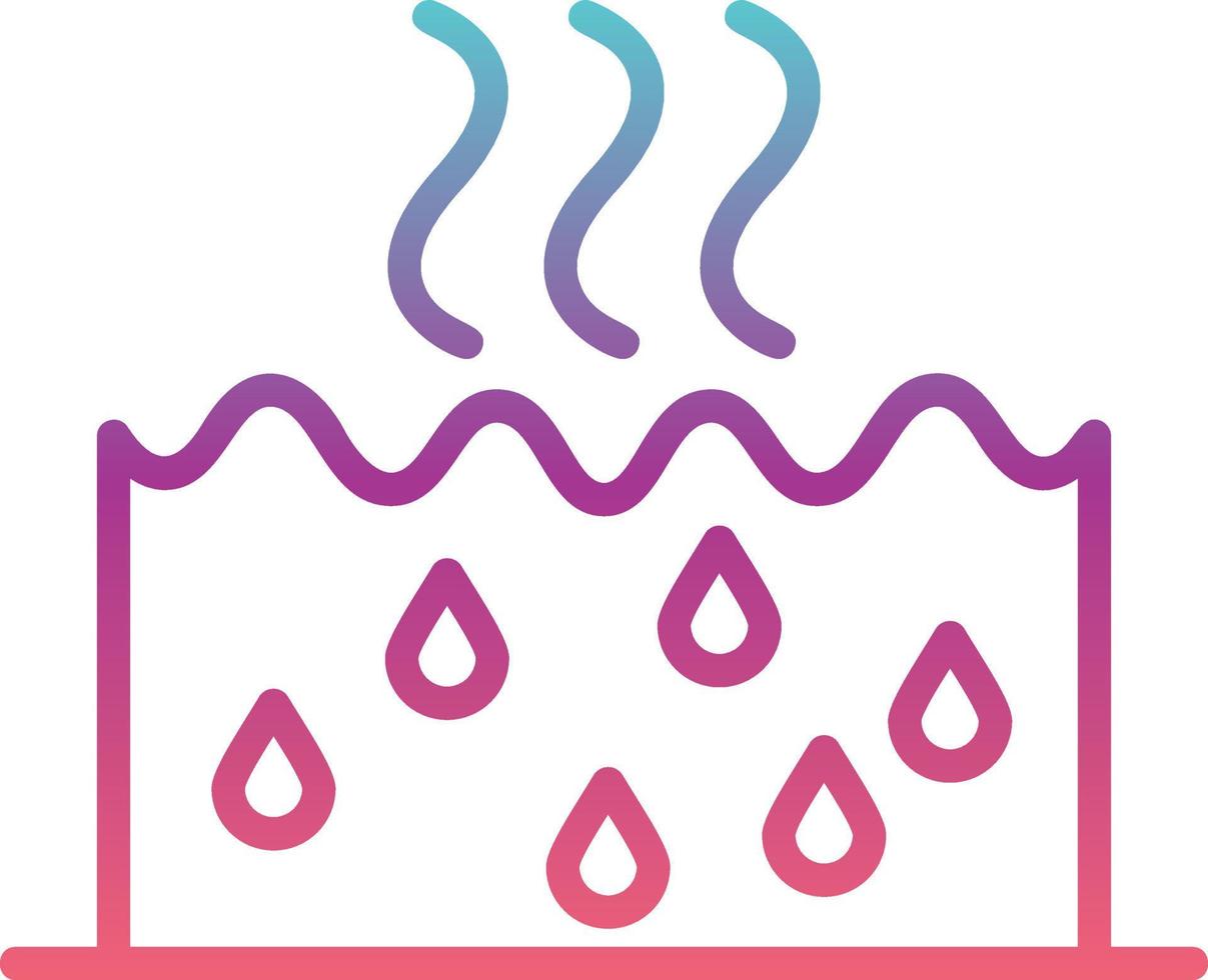 Hot Water Vector Icon