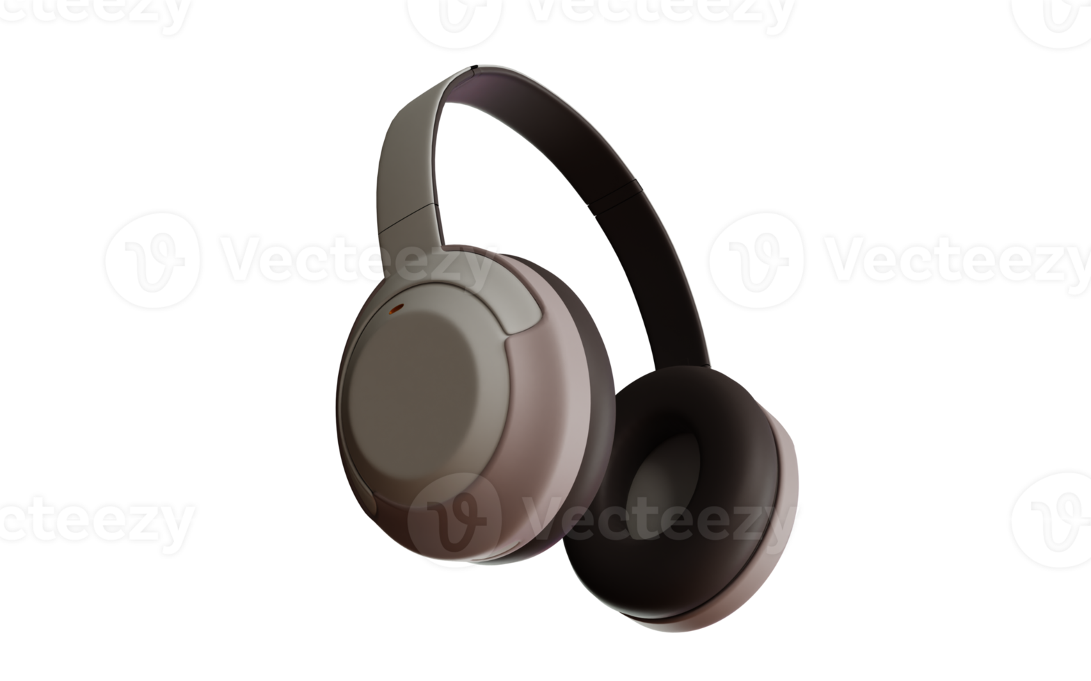 Headphones design 3d rendering for product mockup png